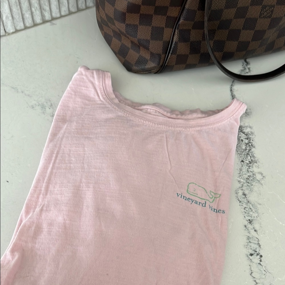 Vineyard Vines Pink Long Sleeve Tee